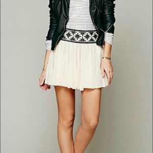 Free People FP One Kelisi Embroidered Skirt